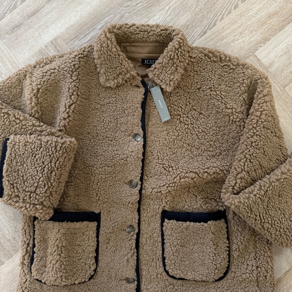 J. Crew Faux Sherpa Barn Jacket - Picture 4 of 7